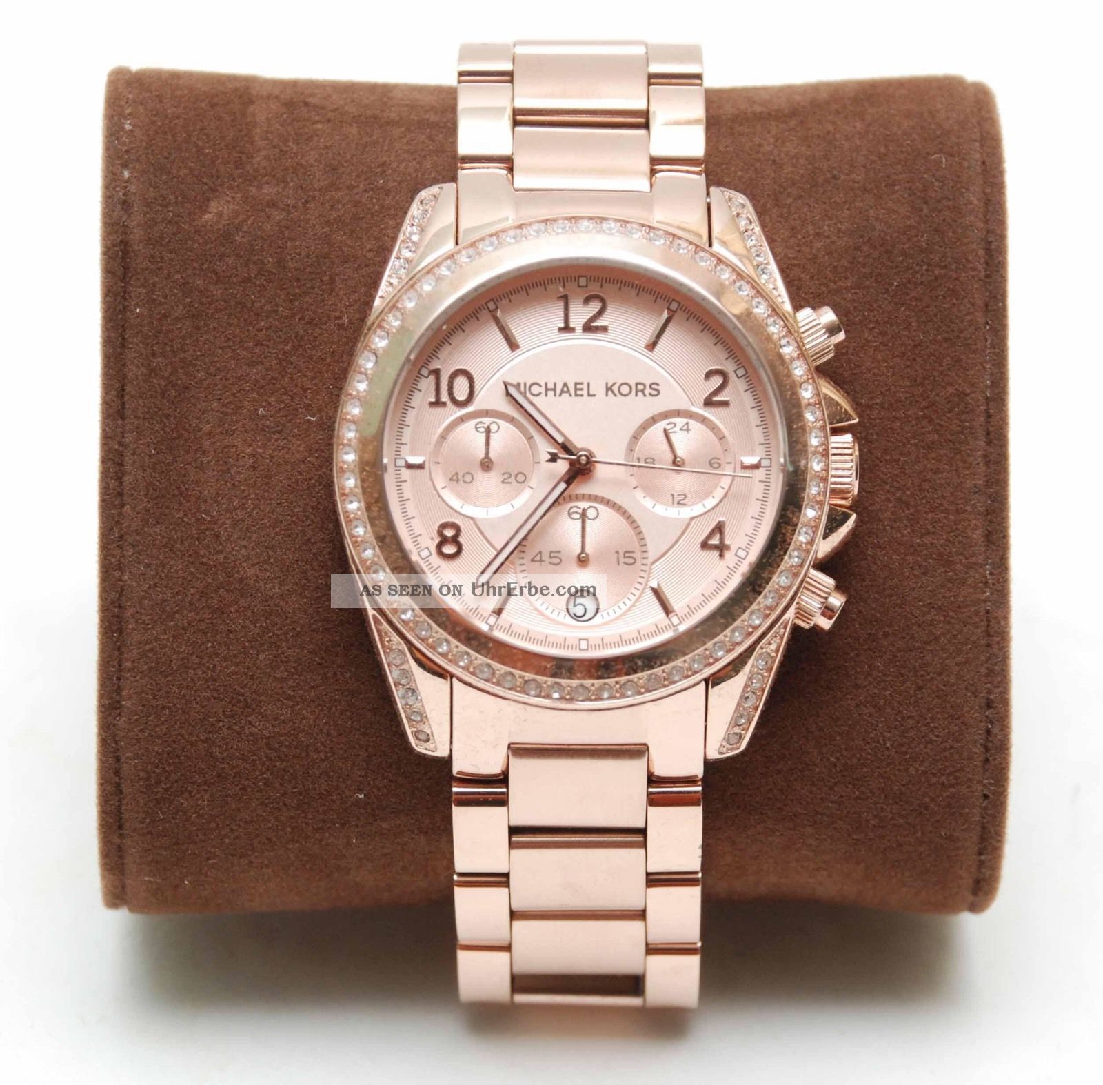Michael Kors Mk5263 Damen - Armbanduhr Chronograph Quarz - Rosegold - Armbanduhren Bild