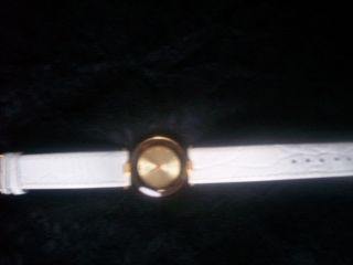 Armbanduhr Von Christian View (schweiz) M.  Facett.  Glas Weiß M.  Leder Armband Bild