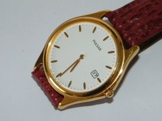 Pulsar Analog Armbanduhr,  Unisex Retro 80 - 90er Armbanduhr,  Wrist Watch Bild