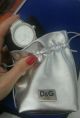 D&g Dolce & Gabbana Damen Uhr Leder Weiß Strass Armbanduhren Bild 1