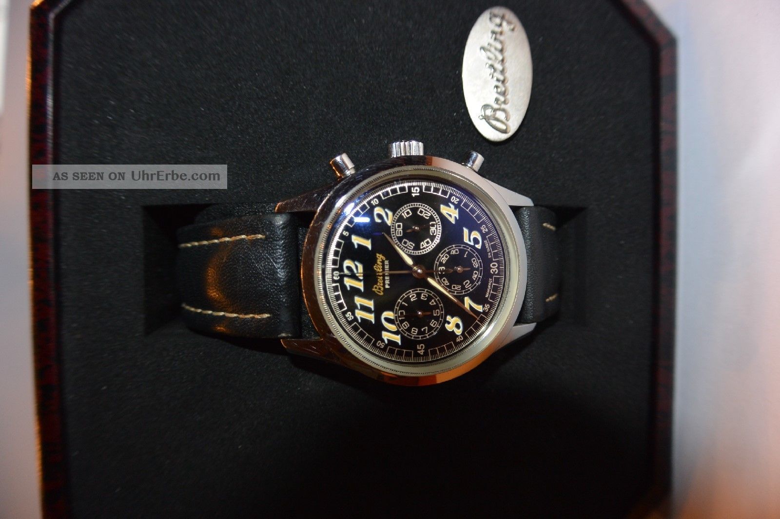 Breitling Uhr Chronograph Handaufzug Armbanduhren Bild