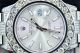 Herren Armbanduhr Rolex Datum Just Ii 2 Iced Out Mit Echten Diamanten 46mm Armbanduhren Bild 14