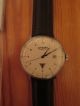 Junkers Bauhaus Herrenuhr 6046 - 5 Uhr Quarz Lederarmband Stowa Armband 40mm Armbanduhren Bild 3