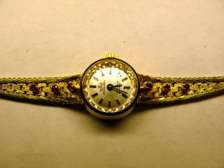 Armbanduhr F.  Damen,  Meisteranker,  Massiv Silber,  Vergoldet Bild