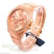 Neue Rose Gold 3d Kristall Lünette Damen Boyfriend Stil Uhr Armbanduhren Bild 3