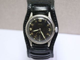 ❶ Militär Dienstuhr Zenith Aus Dem 2wk (ww2) D.  8399641h.  German Men ' S Wrist Watch Bild