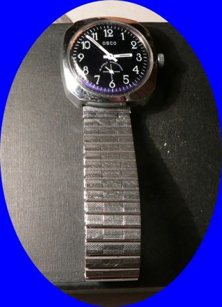 Alte Armbanduhr (herren) Osco - Ca.  50er Jahre,  Oder älter - Läuft Einwandfrei Bild