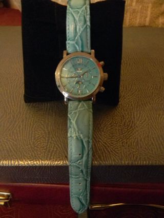 Minoir Damen Automatc Armbanduhr In Grün - Neuwertig Bild