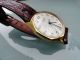 Unisex Armbanduhr Pallas Para Hau Vergoldet Leder Handaufzug - Top Retro Armbanduhren Bild 2