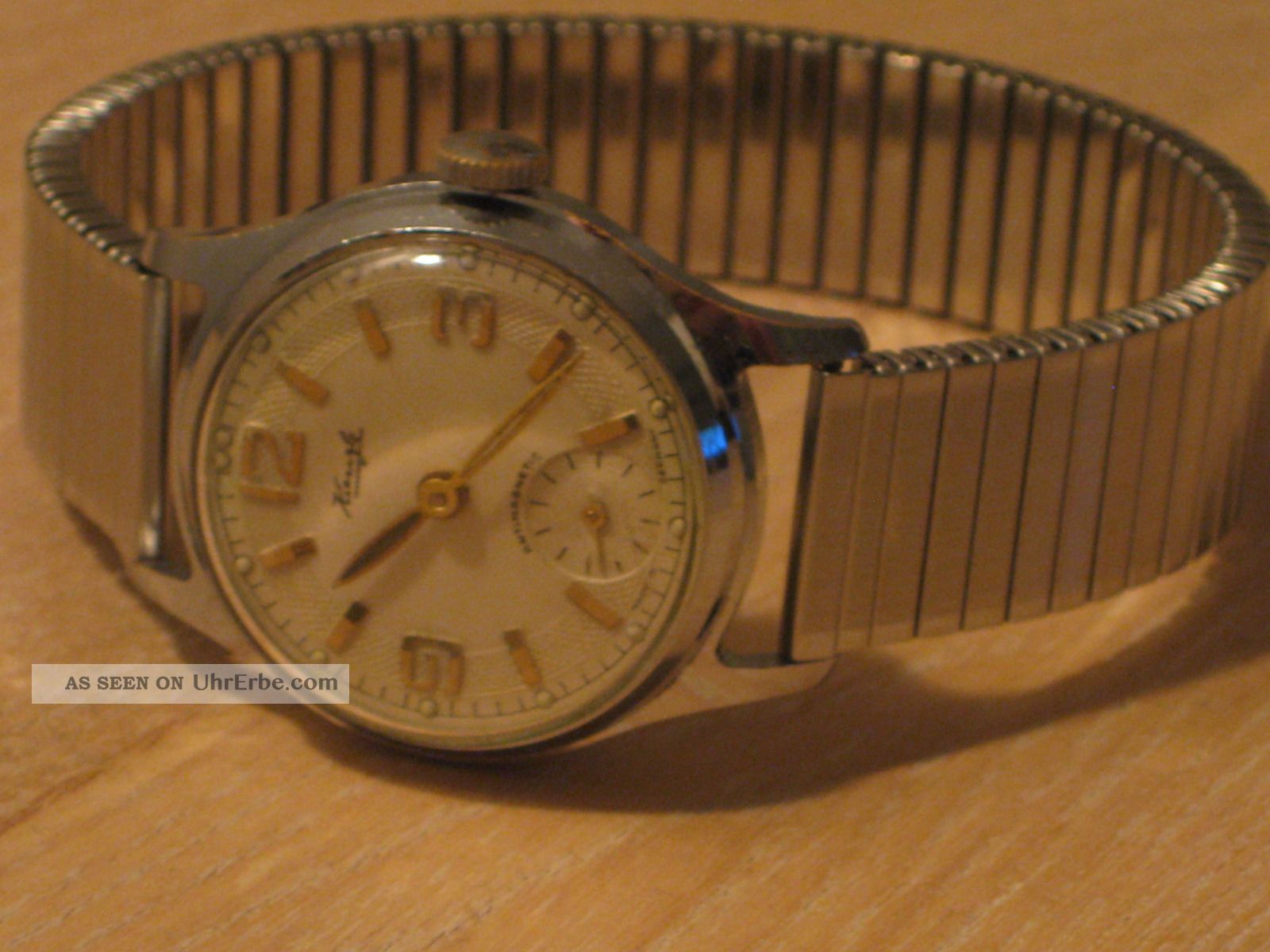 Kienzle Herrenarmbanduhr,  Handaufzug 50er Jahre,  Kleine Sekunde Armbanduhren Bild