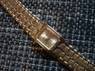 Persopolis Edle 18 K Vergoldete Schweizer Damen - Uhr Wie Bild
