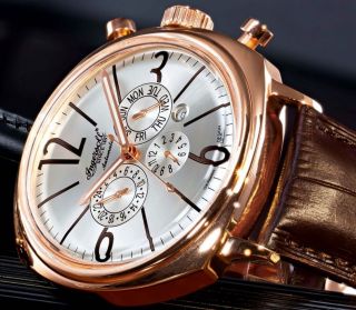 Ingersoll Cooper Automatik Leder Armband Uhr Klassisch Limited Edition Bild