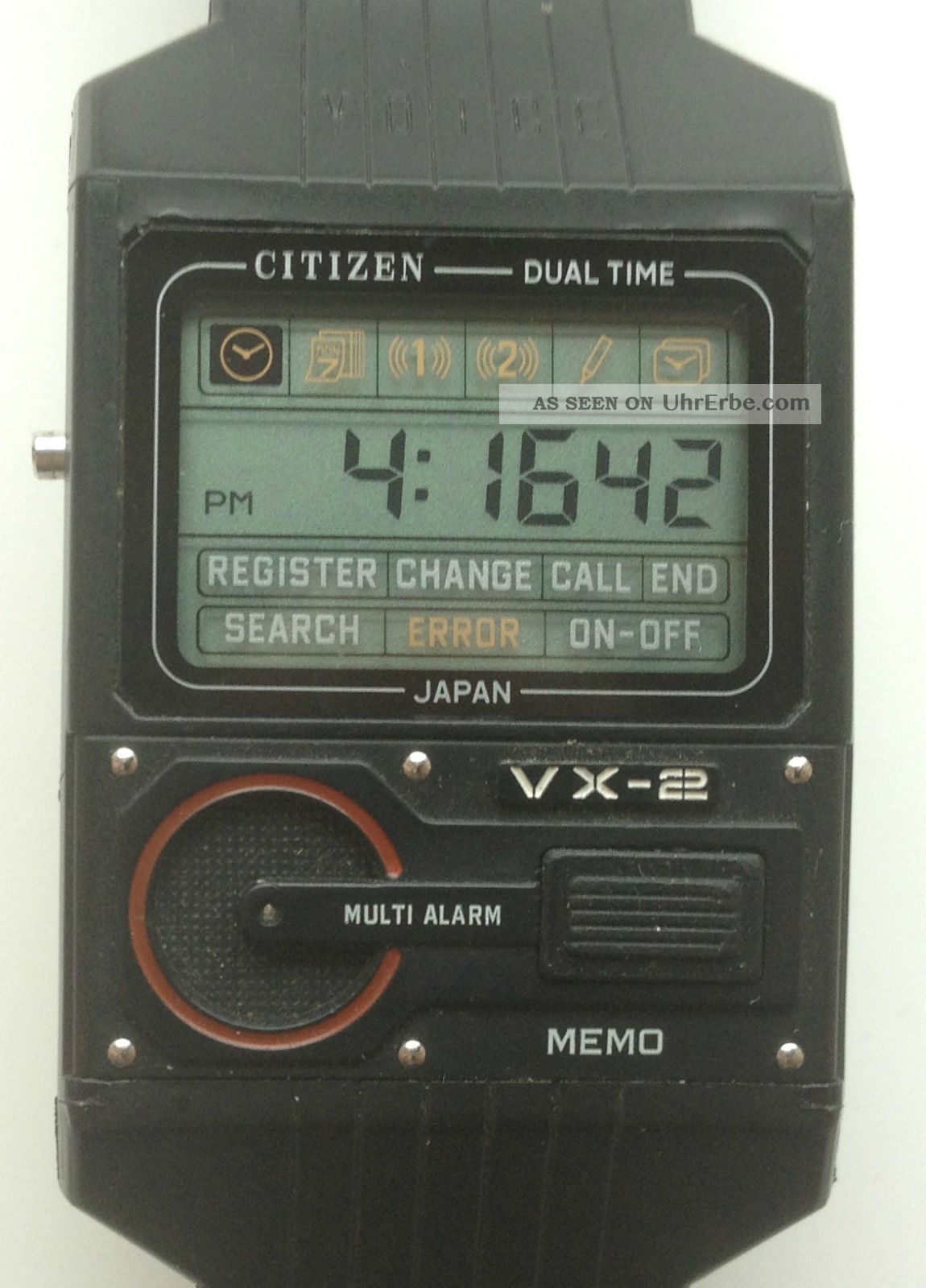 Citizen Vx - 2 Memo Voice Sprachsteuerung Digital Uhr Armbanduhr Rar Selten Armbanduhren Bild