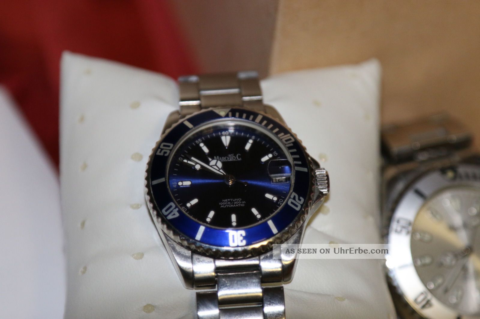 Marcello C Automatic Blau - Damen Mit Massivem Metallarmband Top Armbanduhren Bild