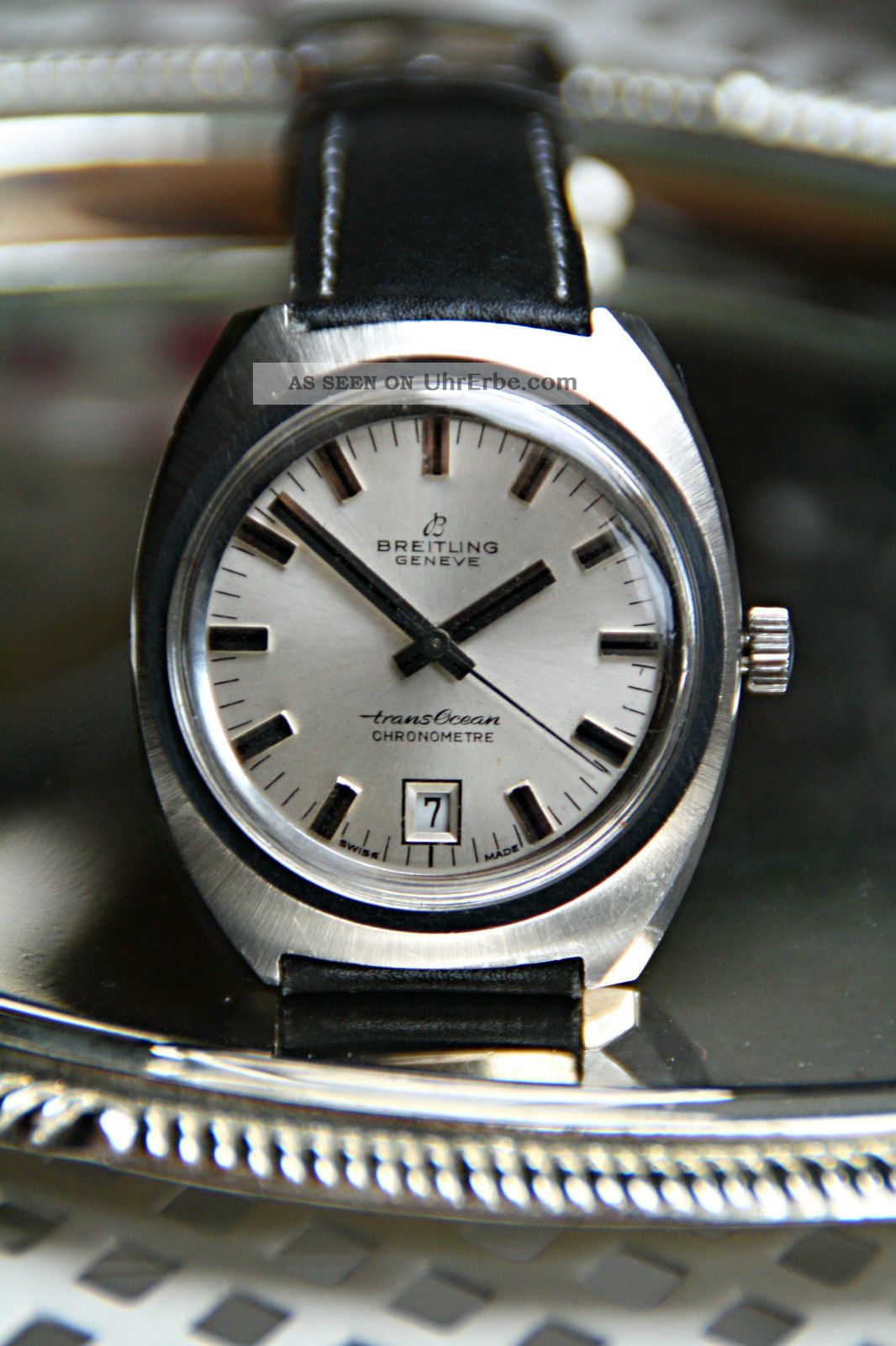 Breitling Geneve Herren Armbanduhr Armbanduhren Bild