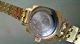 Wunderschöne Vergoldete Glashütte Damenuhr Mit Seltenem Armband Top Armbanduhren Bild 10
