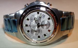 Uhr - Armbanduhr - Jacques Lemans - Chronograph - Edelstahl - Batterie - Alarm Bild