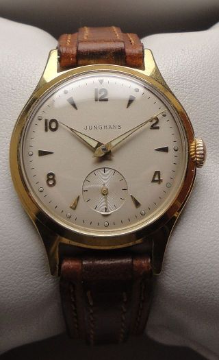 Vintage Armbanduhr Junghans – Handaufzug – Cal.  Junghans 93 Bild