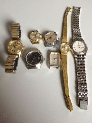 Dugena - Konvolut Von 7 Armbanduhren - Damenuhren - Quartz Und Mechanisch Bild