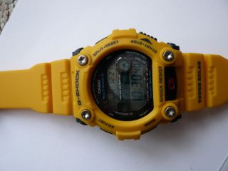 Herren - Armbanduhr Casio G - Shock,  Funk - Solar - Kollektion Digital Quarz,  Gelb Bild