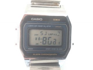 Casio A - 151 Armbanduhr Digital Lcd Uhr Alarm Chronograph Rar Selten Bild