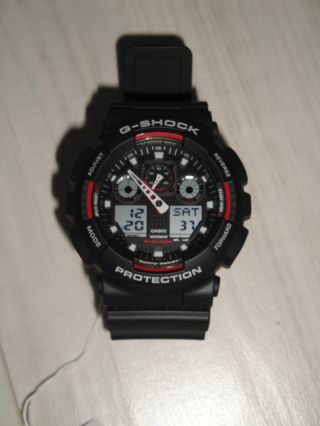 Casio G - Shock Ga - 100 - 1a4er Armbanduhr Für Herren Unbenutzt Bild