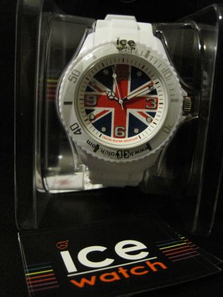 Ice Watch Quarzuhr Ice - World Uk England Big Silikonarmband Bild