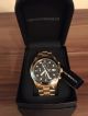 Emporio Armani Ar5857 Luxus Herren Uhr Chronograph Gold - Ovp - Box Armbanduhren Bild 2