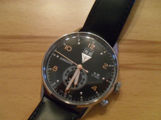 Edle Uhr Von Junkers,  G38 69405,  Leder,  Rosegoldene Details,  Unisex,  Np 199€, Bild