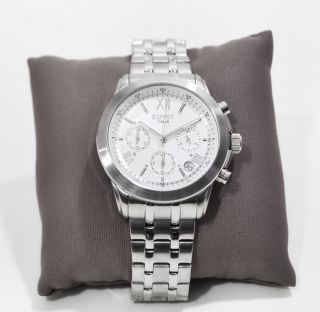 Esprit Es900751003 Chronograph Armbanduhr Watch Chrono Herren/damen Silber Uhr Bild