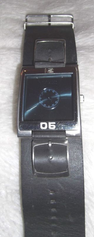 Ixxxi Amsterdam Succes 2 Armbanduhr Uhr - Lederband Schwarz - Sehr Breit Luxus Bild
