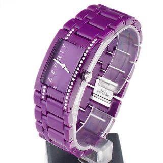 Esprit Damen - Armbanduhr Houston Funky Star Purple Analog Quarz Bild