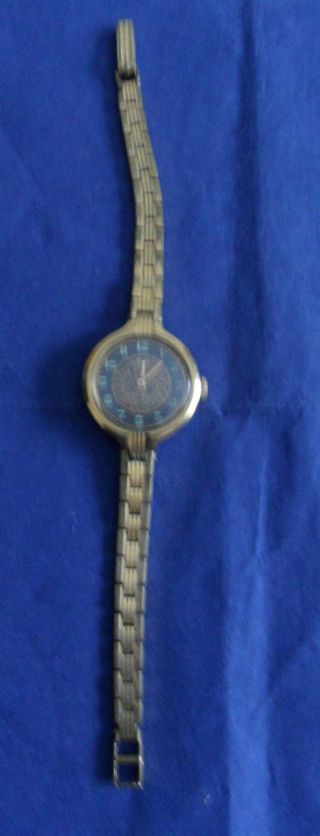 Russische Damen - Armband - Uhr Lutsch M.  Armband Vergoldet Bild