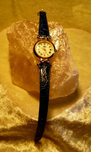 Meister Anker Damen Leder Armband Uhr 809.  181 1/109 Vintage Erbstück Von Oma Bild