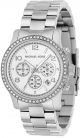 Michael Kors Mk 5083 Armbanduhr Analog Damen Silber Mit Steinen Elegant Top Ware Armbanduhren Bild 1