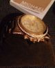 Michael Kors Gold Chronograph Zirkonia Damenuhr Ladies Watch Ritz Mk567 Armbanduhren Bild 3