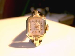 Feine Antike Adora Armbanduhr Aus 585 14 Karat Gold Für Damen Aus Sammlung Bild