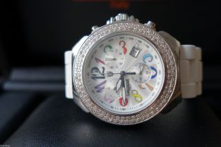Neue Edle SchÖne Lancaster Italy Damen Uhr Mit 0,  94 Brillanten Diamanten Bild