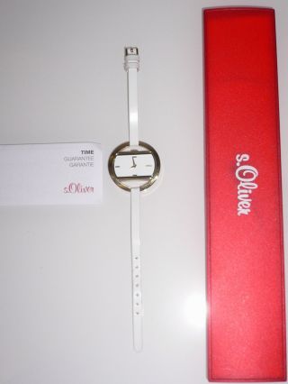 S Oliver Uhr Damenuhr So - 1240 - Lq Weiß Gold Elegant Armbanduhr Markenuhr Blogger Bild