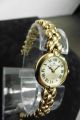 Maurice Lacroix Gold Dau Hau Damenuhr Luxus Klassisch Uhr Quarz Watch Vergoldet Armbanduhren Bild 3
