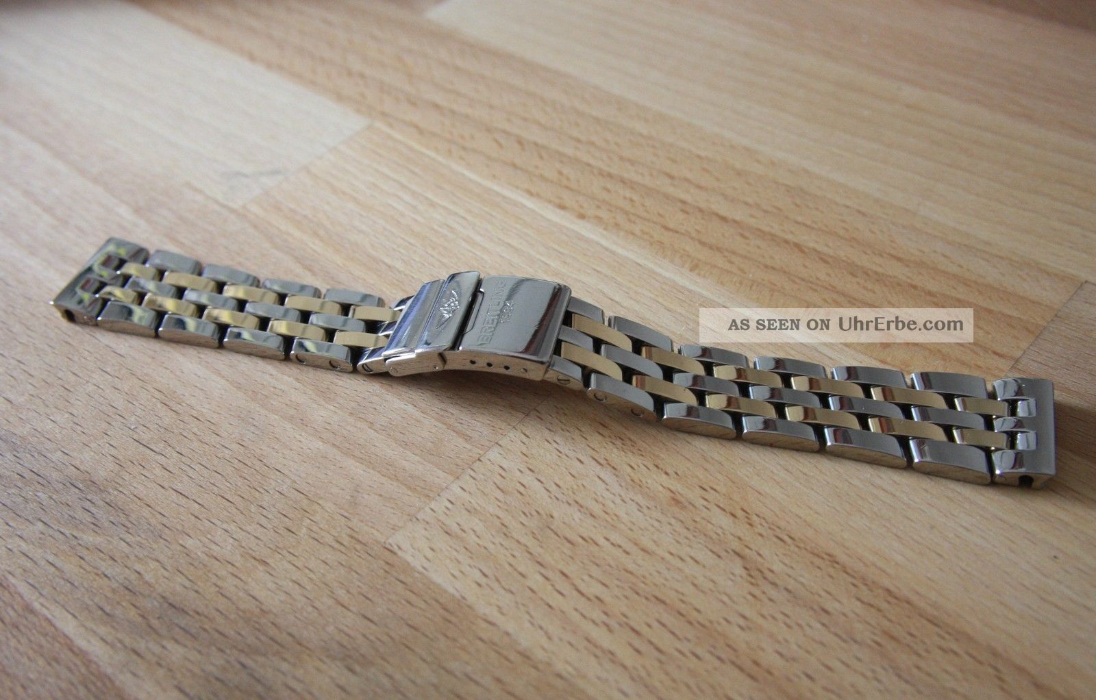 Breitling Sirius Pilotband In Edelstahl / 18k Gelbgold Armbanduhren Bild