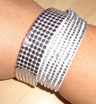 Silvity Damen Armband,  Weiß/silber,  Swarovski Elements,  Uvp,  35 Bild