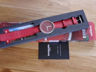 Lambretta Damen Armbanduhr Cielo Red (rot),  Lederarmband Bild
