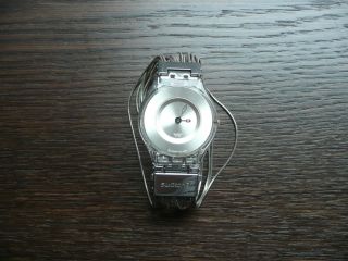 Swatch Watch Uhr Armbanduhr Silber Ketten Skin Top Bild