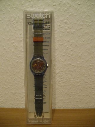 Uhr Swatch Automatik Automatic Armbanduhr Dau Hau Herren Damen Grau Bild