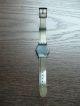 Swatch Watch Uhr Armbanduhr Skin Transparent Mit Schwarzem Streifen Armbanduhren Bild 3