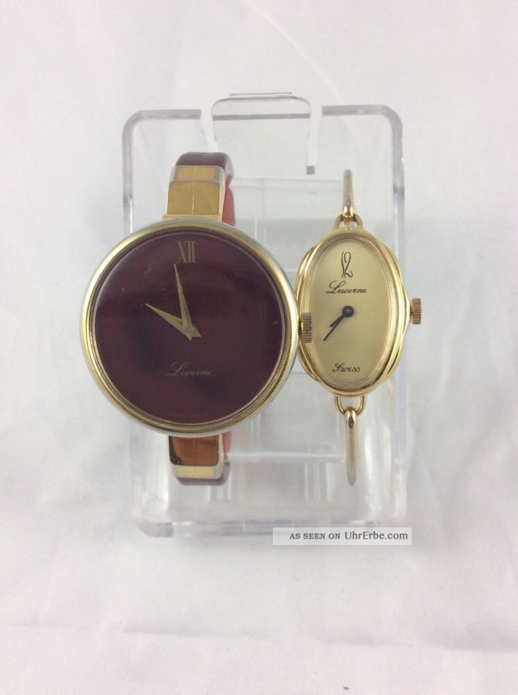 Lucerne 2x Siss Made Hau Spangenuhren Top Anschauen Lohnt Armbanduhren Bild