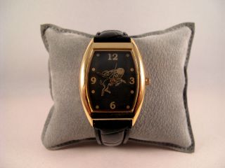 Armbanduhr,  Quartz,  Sternzeichen,  Widder,  Gold U.  Schwarz,  Armband Geprägt, Bild