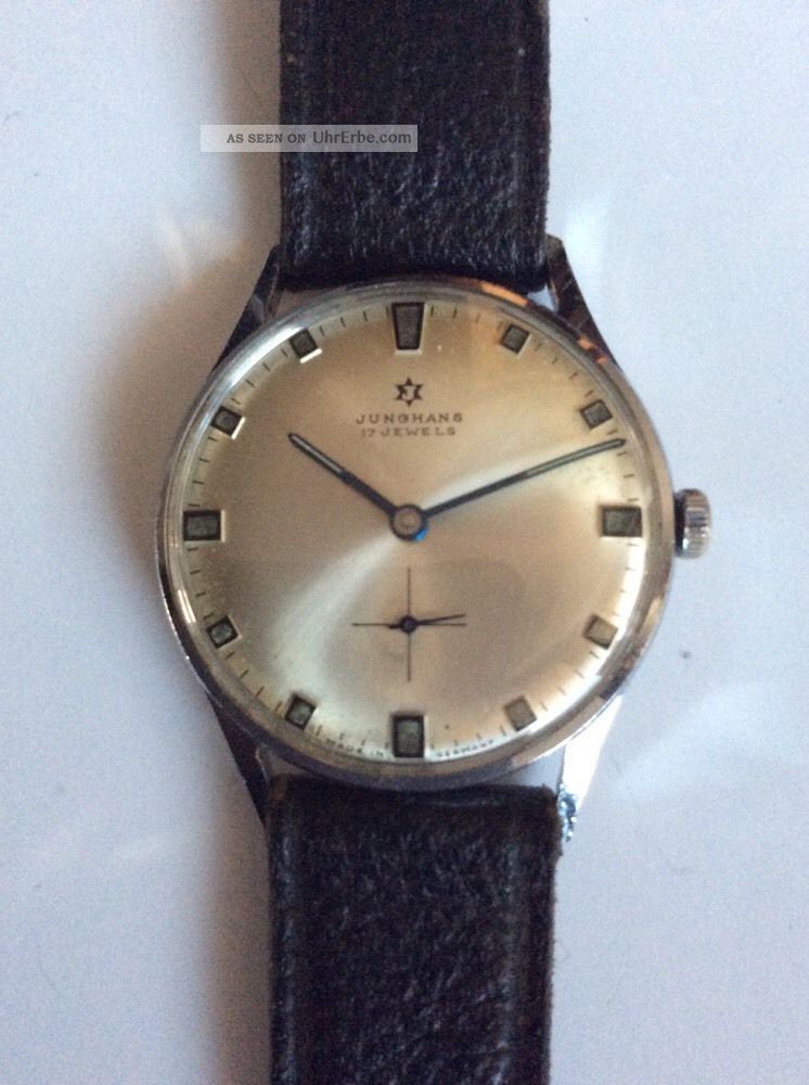 Junghans 17 Jewels Armbanduhr Frisch Revidiert Junghans 17 Jewels Armbanduhr Frisch Revidiert
