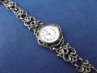 Edele Majestic Damen Armbanduhr Damenuhr Trachtenuhr Handaufzug 835 Silber 1038 Bild